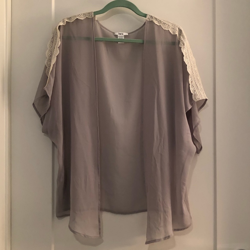 Gray kimono